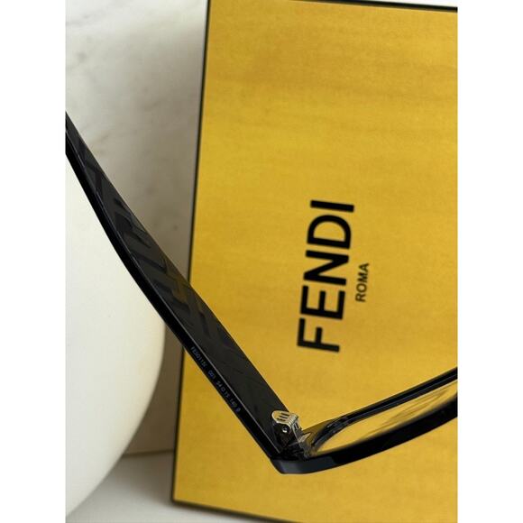 NEW Fendi FE50115I Black Eyeglasses Frames - Picture 6 of 8